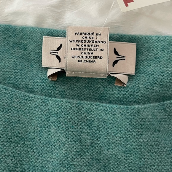 Nanette Lepore Green Cashmere Jumper, Size L - Picture 6 of 11